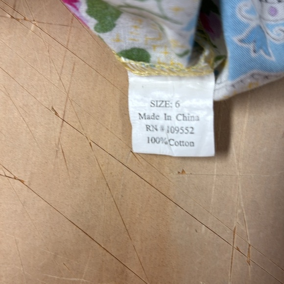 Ann Loren by Jess Kids Girls Dress With Easter Bunny Size 6 - Picture 10 of 12